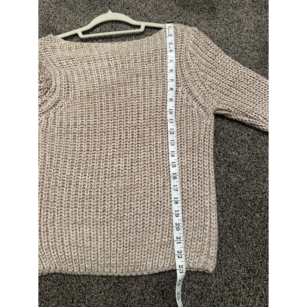 Brave Soul Chunky Knit Sweater Beige Women's Small - Picture 8 of 8